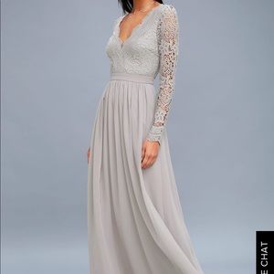 Formal Long Sleeve Dress